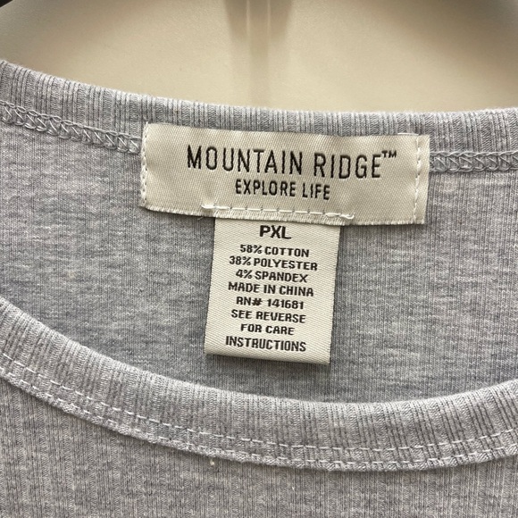 Mountain Ridge Ribbed Short Sleeve Top - Picture 2 of 4